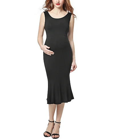 kimi + kai Maternity Mermaid Midi Dress