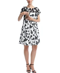 kimi + kai Maternity Arden Nursing A-Line Dress