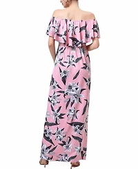 kimi + kai Maternity Floral Print Nursing Maxi Dress