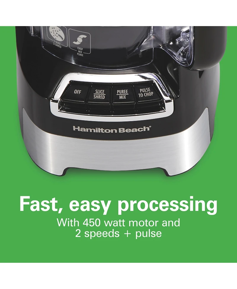 Hamilton Beach Stack & Snap 10 Cup Food Processor - 70723G