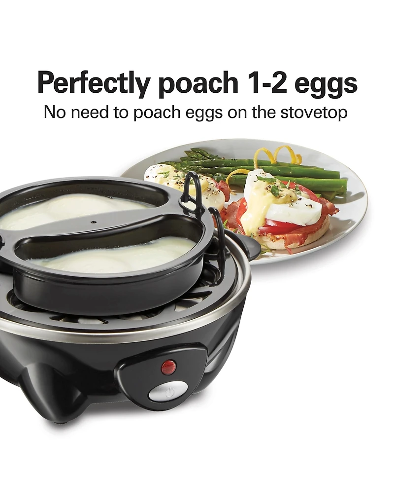 Hamilton Beach 3-in-1 Egg Cooker with 14 Egg Capacity - 25508G
