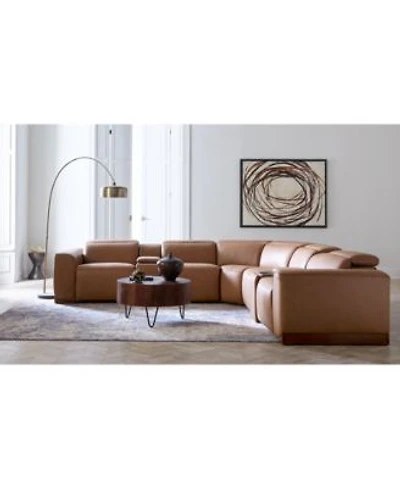 Lovro Leather Sectional Collection Created For Macys