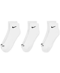 Unisex Nike Dri-fit Cushion Quarter Socks 3-Pack