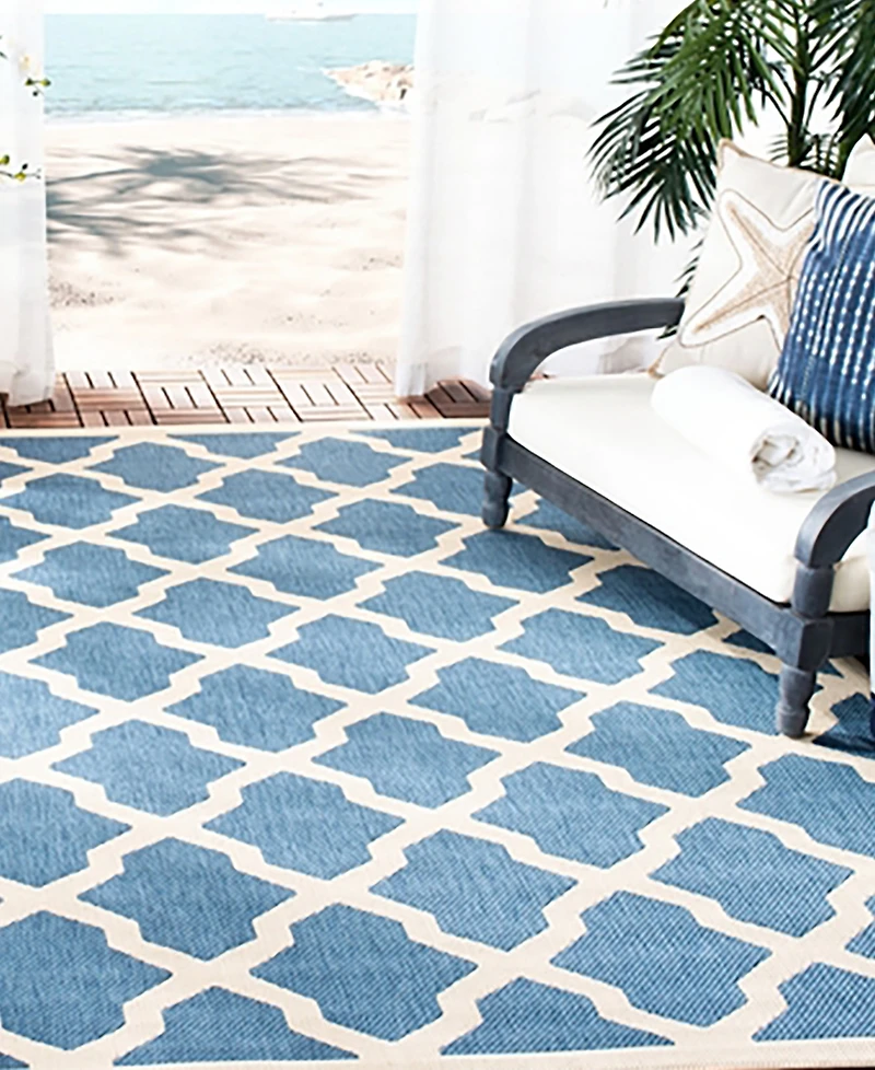 Safavieh Courtyard CY6903 and Beige 8' x 11' Sisal Weave Outdoor Area Rug
