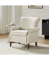 Hulala Home Iuppiter Traditional Armchair with Turned Legs