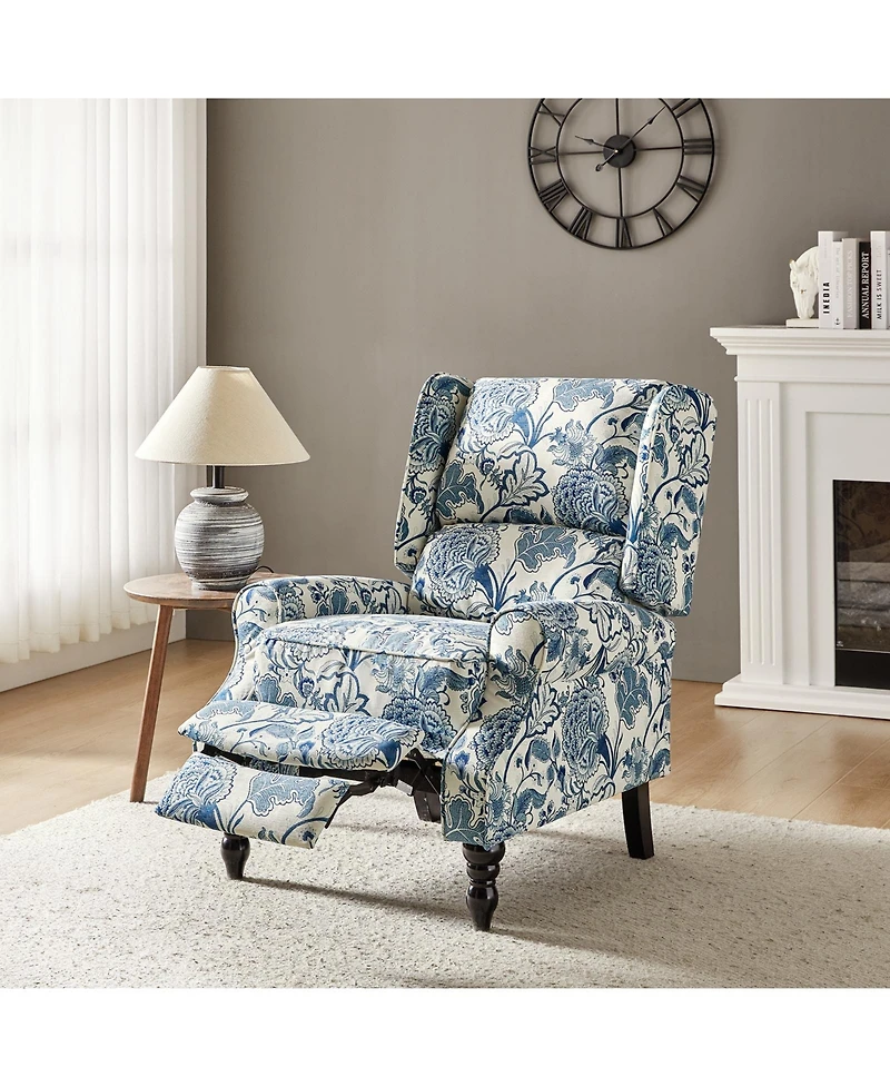 Asikli Manual Recliner with Wingback Design