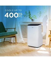 Commercial Cool Portable Air Conditioner, Dehumidifier & Fan, Portable Ac 9,000 Btu Bedroom Ac & Covers up to 450 Sq. Ft., Alexa & Wifi Enabled,White