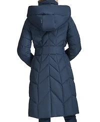 Cole Haan Women's Bibbed Hooded Puffer Coat