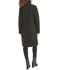 Karl Lagerfeld Paris Women's Zip-Front Boucle Coat, Created for Macy's