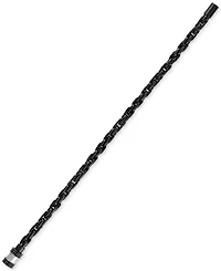 Esquire Men's Jewelry Elongated Oval Link Chain Bracelet in Stainless Steel, Created for Macy's