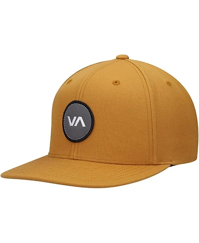 Rvca Men's Gold Va Patch Snapback Hat