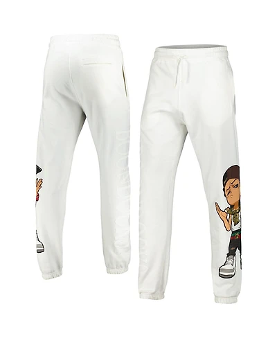 Virtual Thread Unisex White The Boondocks Big Face Riley Joggers