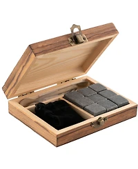 Galway Crystal Whiskey Stones 9 Piece Gift Set