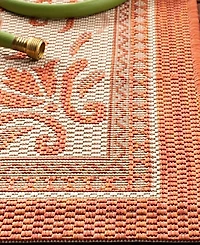 Safavieh Courtyard CY0901 Natural and Terra 5'3" x 7'7" Outdoor Area Rug