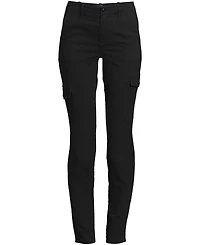 Lands' End Petite Mid Rise Slim Cargo Chino Pants