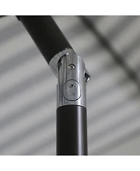 WestinTrends 9 Ft Outdoor Patio Market Umbrella with Tilt and Crank