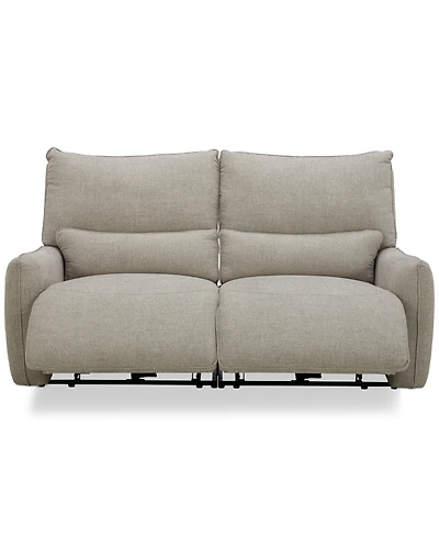 Olper 2-Pc. Fabric Zero Wall Sofa with 2 Power Recliners, Created for Macy's