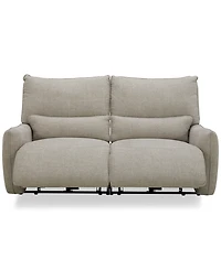Olper 2-Pc. Fabric Zero Wall Sofa with 2 Power Recliners, Created for Macy's