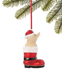 Holiday Lane Pets French Bulldog Santa's Boot Ornament, Exclusively at Macy's