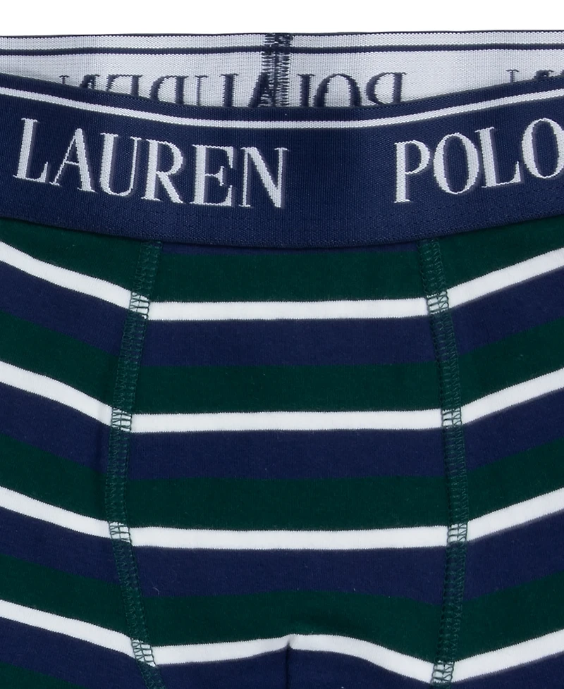 Polo Ralph Lauren Big Boys Cotton Stretch Boxer Briefs 3-Pack