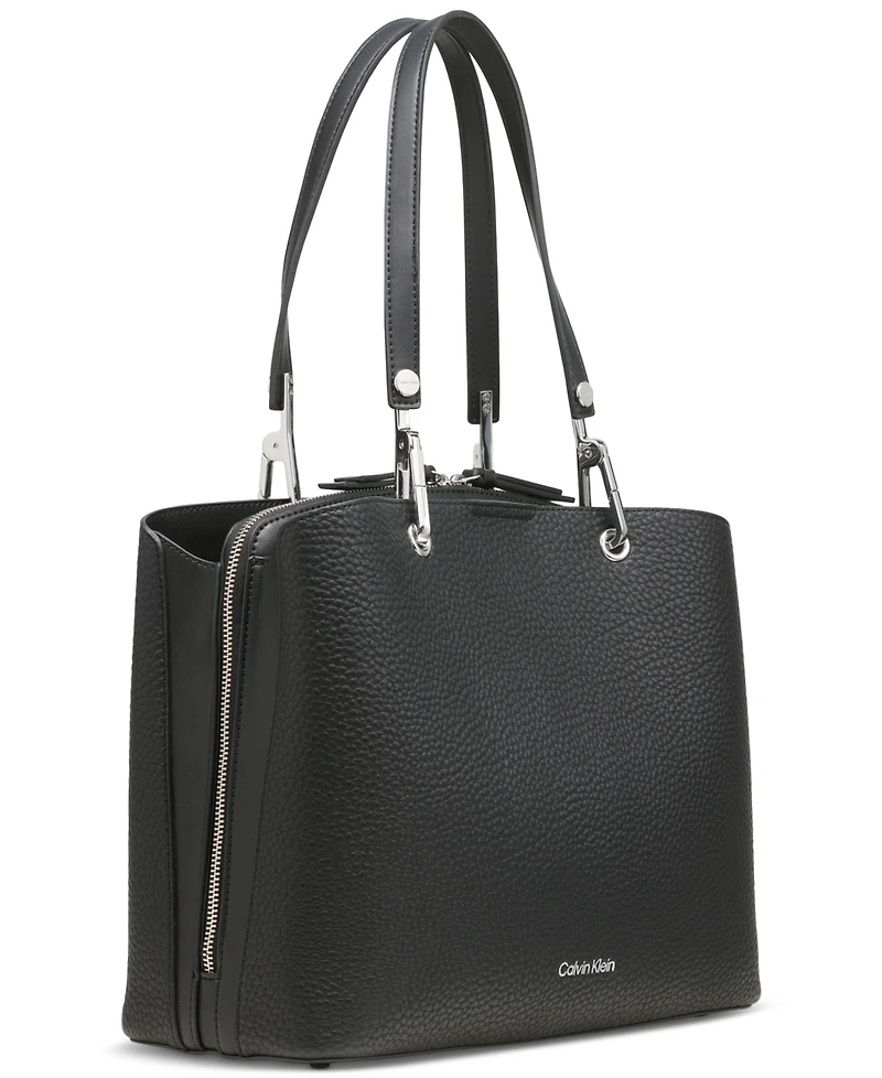 Calvin Klein Garnet Triple Compartment Tote
