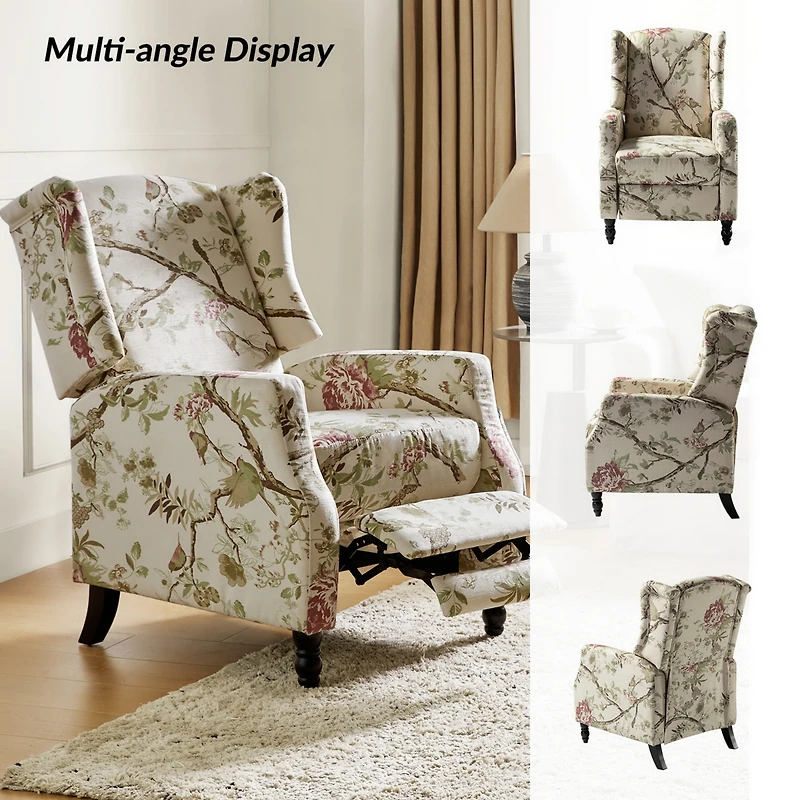 Franco Genuine Leather Manual Recliner