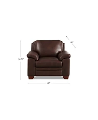 Magnum 42" Top Grain Leather Chair