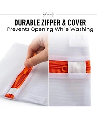 3 Pack Reusable Mesh Laundry Bags for Washing Machine