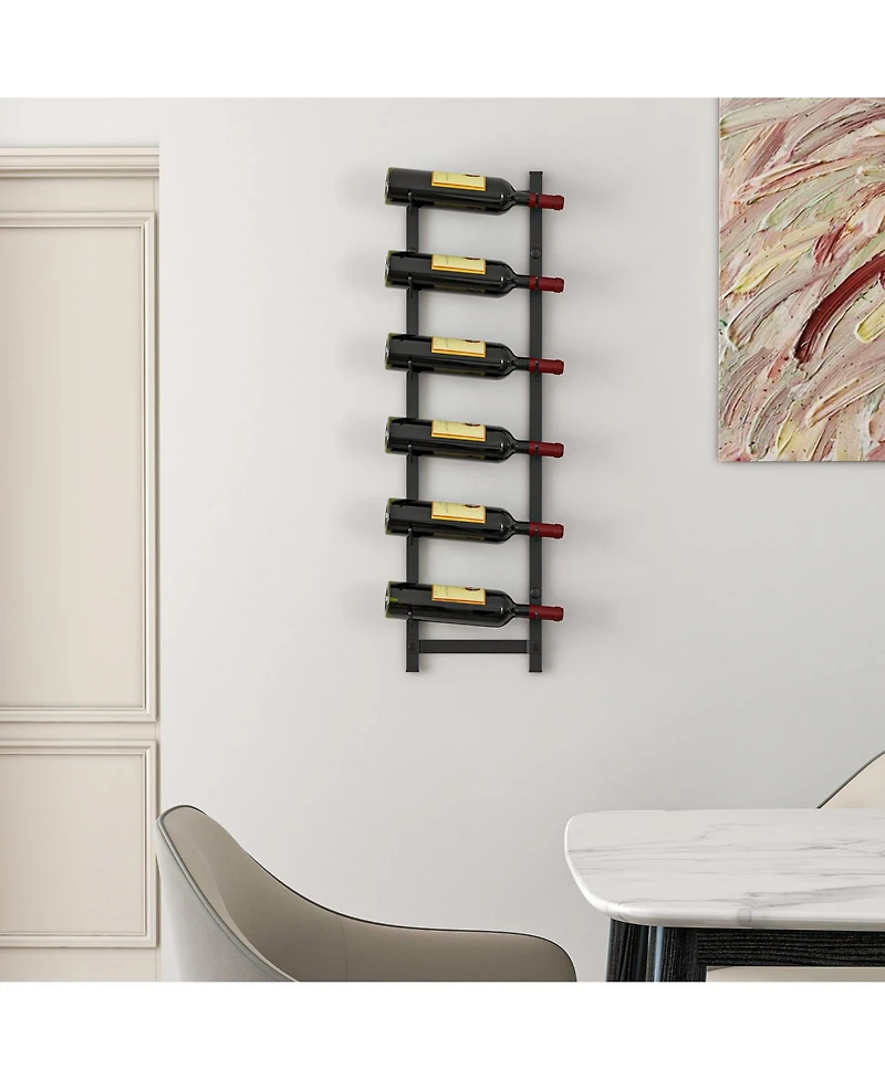 Slickblue Rust proof Wall Mounted Wine Rack Wine Bottles