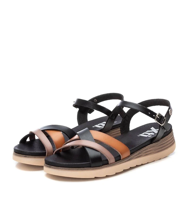 Women's Low Wedge Strappy Sandals By Xti