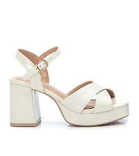 Women's Heeled Platform Sandals By Xti