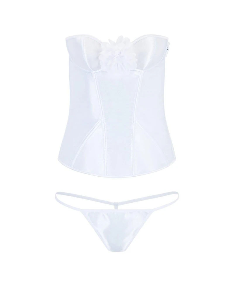Adore Me Women's Laurin Corset & G-String Set