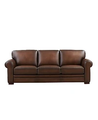 Brookfield 95" Top Grain Leather Sofa Couch