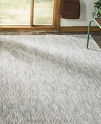 Safavieh Courtyard CY8522 Gray 5'3" x 7'7" Sisal Weave Outdoor Area Rug