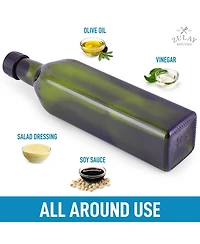 Zulay Kitchen Olive Oil Dispenser Bottle For Kitchen - 2 Pc.