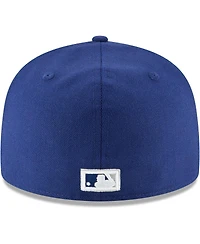 New Era Men's Royal Brooklyn Dodgers Cooperstown Collection Wool 59fifty Fitted Hat