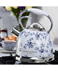 Laura Ashley 10-Cup China Rose Stove Top Kettle