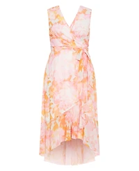 City Chic Plus Size Aliya Print Maxi Dress