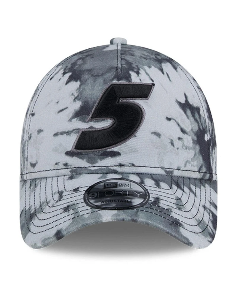 New Era Men's Black Kyle Larson Victory Burnout 9forty Adjustable Hat