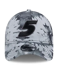 New Era Men's Black Kyle Larson Victory Burnout 9forty Adjustable Hat