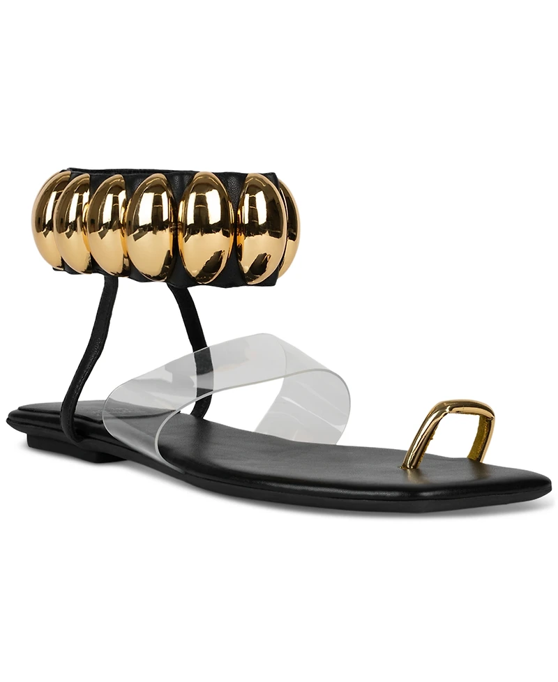 Jeffrey Cambell Island Stud Embellished Flat Sandals