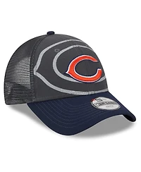 New Era Preschool Graphite/Navy Chicago Bears Reflect 9Forty Adjustable Hat