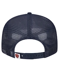 New Era Men's Navy Chicago Bears Main Trucker 9Fifty Snapback Hat