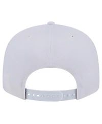 New Era Men's New York Giants Main White on White 9Fifty Snapback Hat