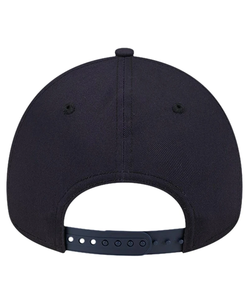 New Era Men's Navy Houston Astros Team Color A-Frame 9Forty Adjustable Hat
