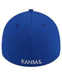 New Era Men's Royal Kansas Jayhawks Active Slash Sides 39Thirty Flex Hat