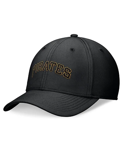 Nike Men's Black Pittsburgh Pirates Evergreen Performance Flex Hat