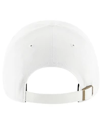 47 Women's White Kansas City Chiefs Ballpark Cheer Clean Up Adjustable Hat