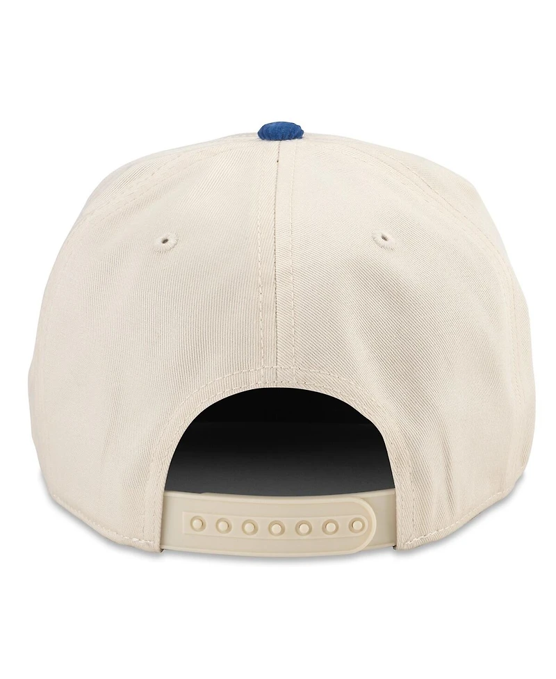 American Needle Men's White/Blue Tampa Bay Lightning Burnett Adjustable Hat