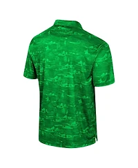 Colosseum Men's Green Oregon Ducks Daly Print Polo